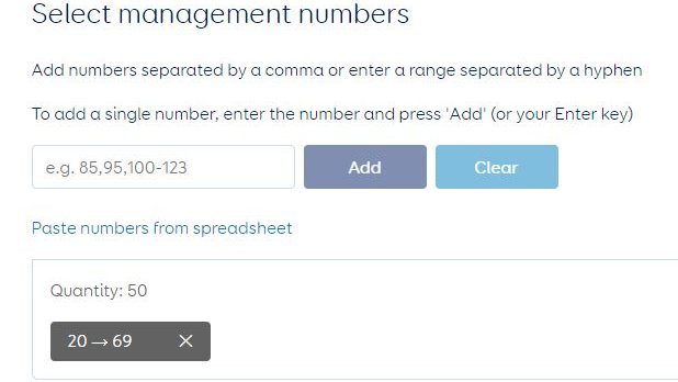 Delete numbers